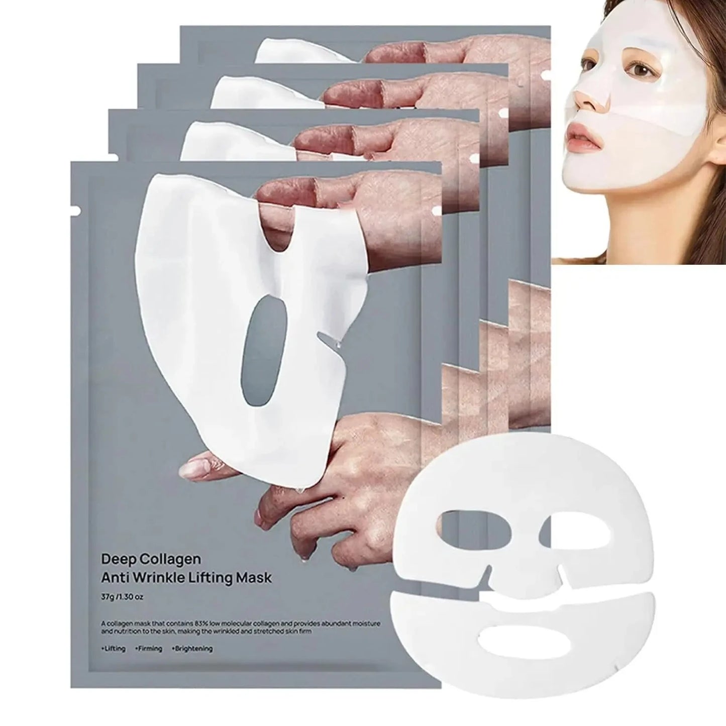 Deep Collagen Overnight Face Mask – Lifting & Firming 5-Pack