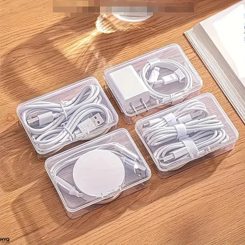 Cable Organizer Durable Plastic Storage Box Daily Office Supplies