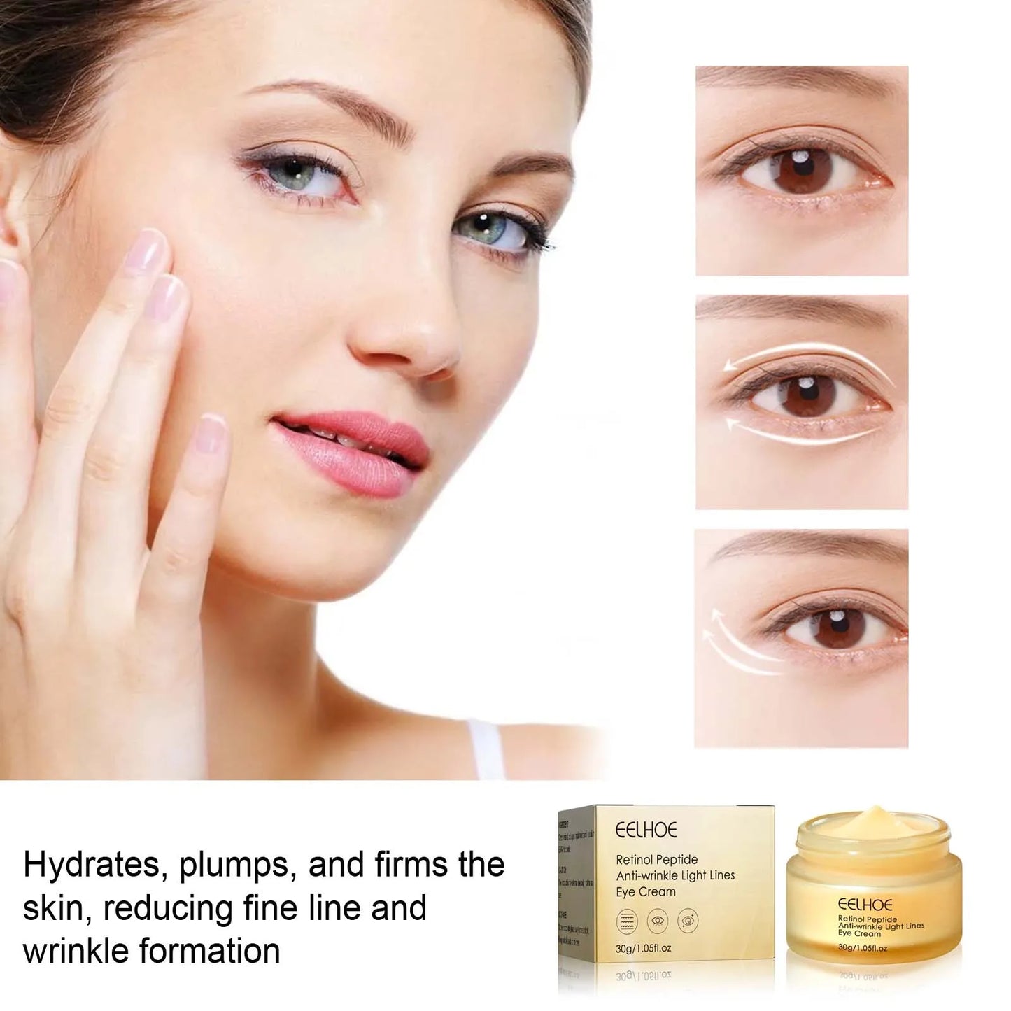 Eelhoe Retinol Peptide Eye Cream – Dark Circles & Puffiness