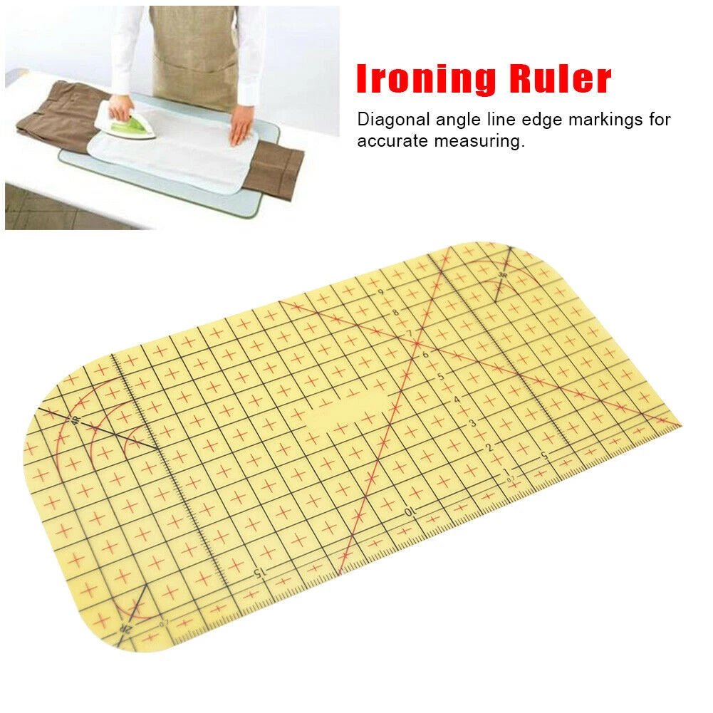 1Pcs New Style Ironing Ruler Convenient to carry Patch Tailor Craft DIY Sewing Supplies Measuring Handmade Tool Peaceful Pleasures Health and Wellness