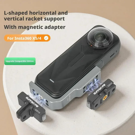 Sunnylife Magnetic L-Bracket Mount for Insta360 X5 & X4 Camera Mount Bracket Oasis Select