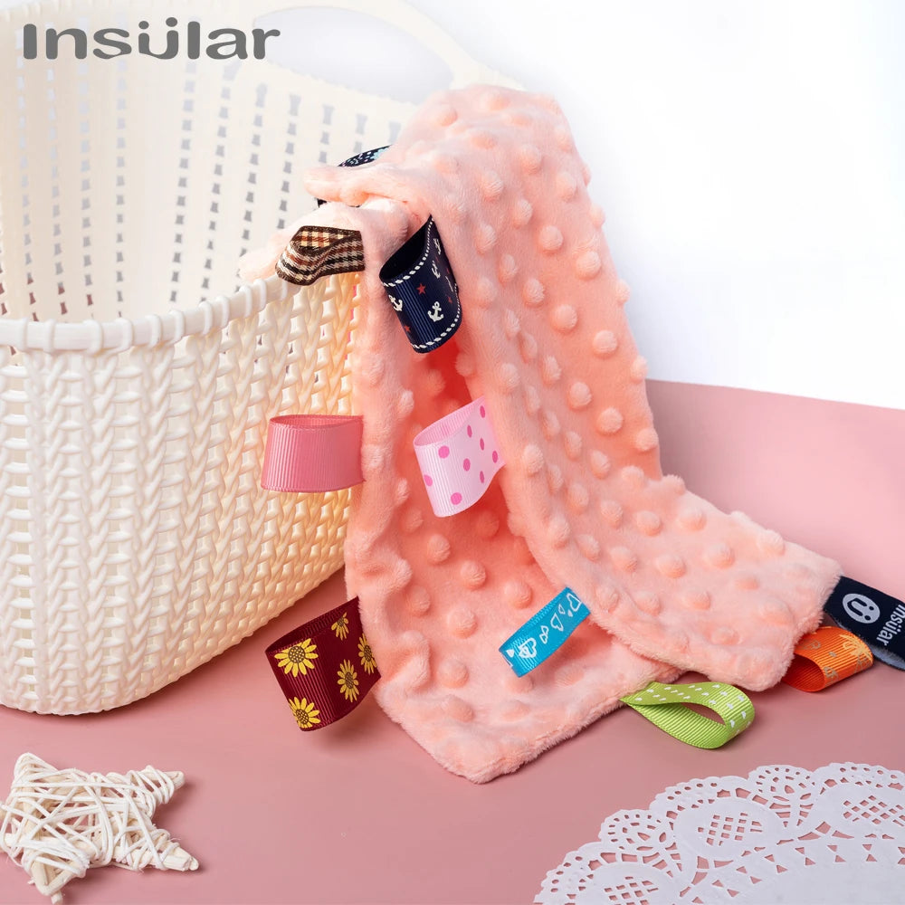 Baby Taggies Comfort Blanket | Soft Soothe Towel for Newborns