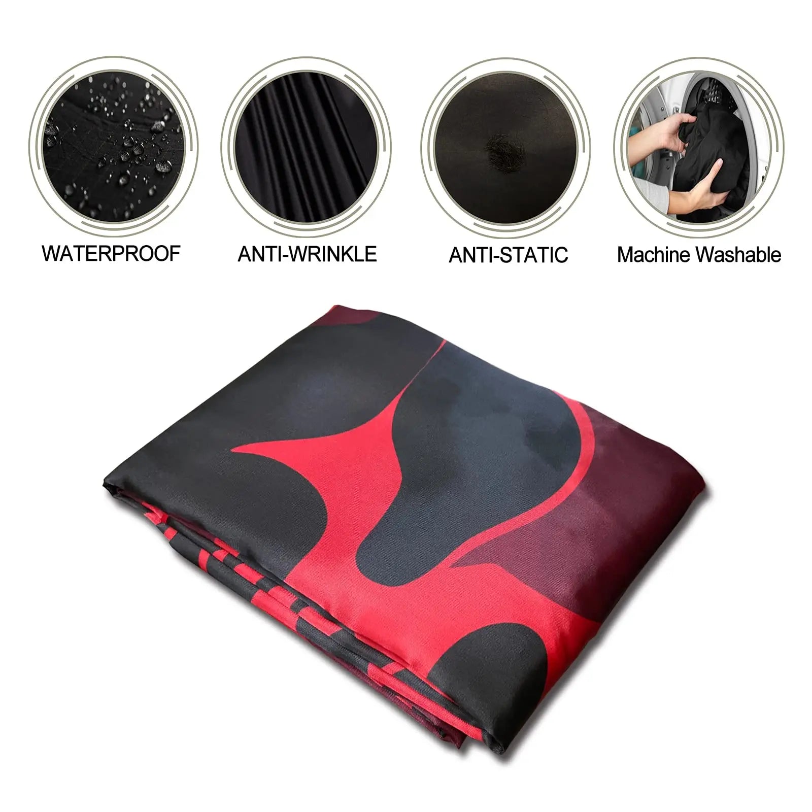 Professional Waterproof Hairdressing Apron Set Anti-Static Barber Cape Salon Tools for Men Haircut Stylist Work Gifts Peaceful Pleasures Health and Wellness