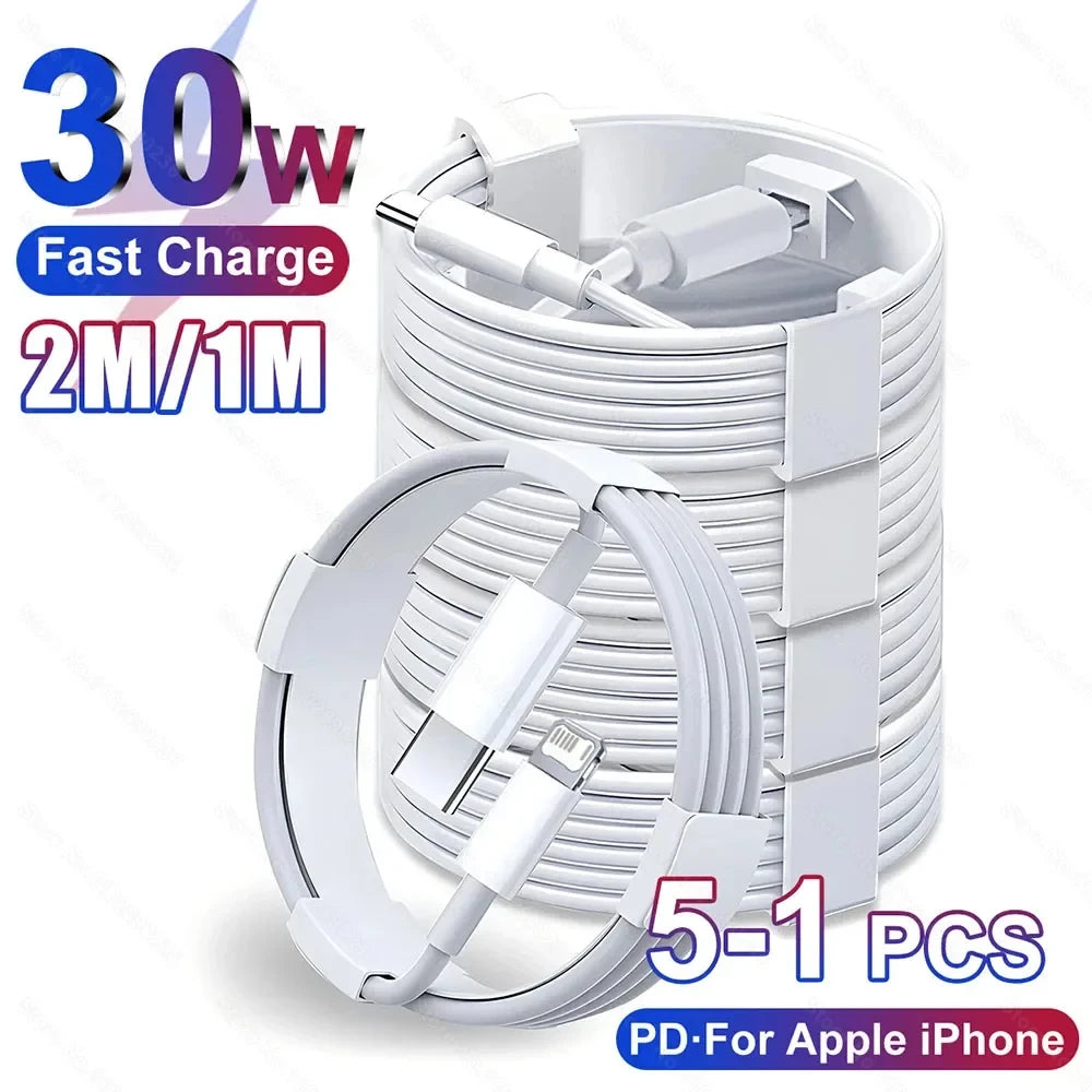 PD 20W Fast Charging Cable for iPhone 11 12 13 14 – 1M & 2M