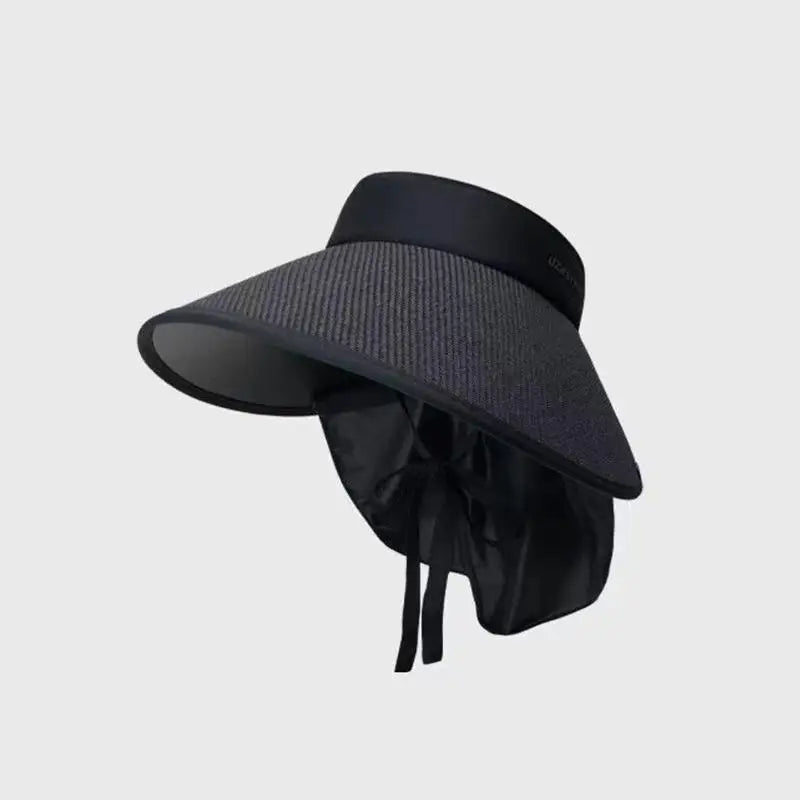 Women's Wide Brim Sun Hat UPF 50+ Neck Flap Beach Cap