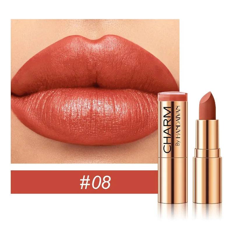 Long-Lasting Hydrating Waterproof Lipstick | Full Coverage