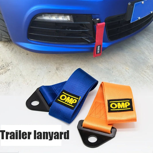 Universal Nylon Tow Eye Strap | JDM Racing Bumper Tow Hook Car Tow Strap Oasis Select