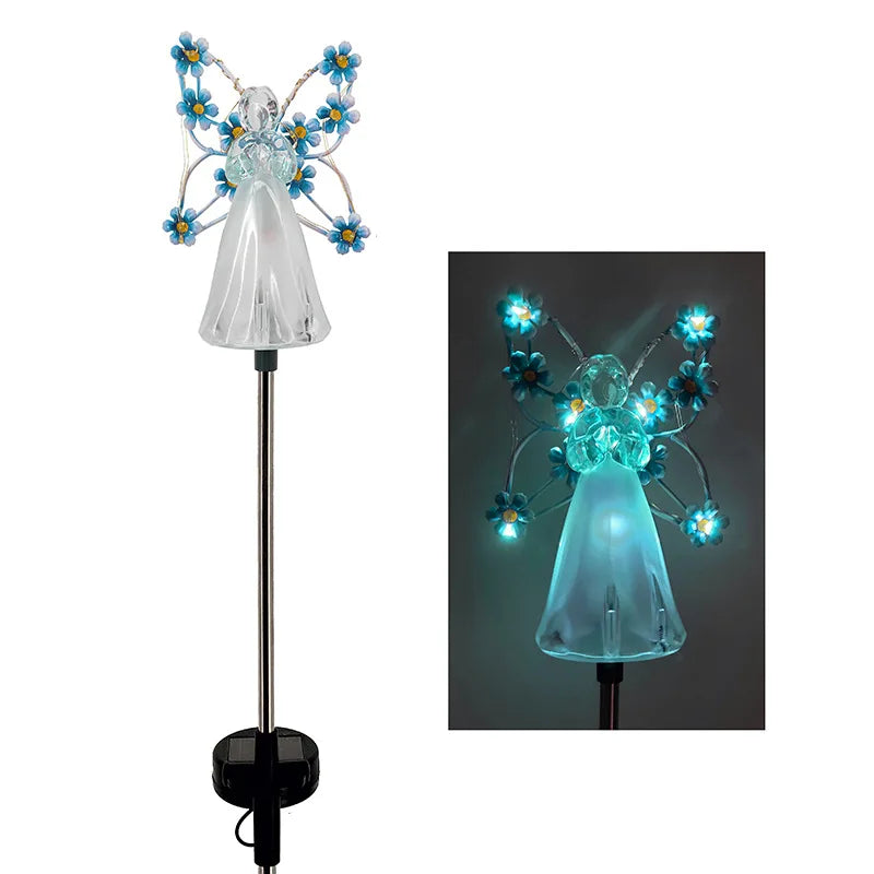 Solar Angel Butterfly Garden Light | LED Waterproof Outdoor Decor