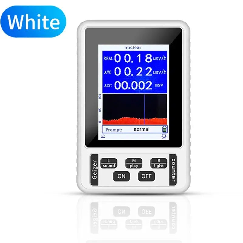 XR-1 Portable Geiger Counter Nuclear Radiation Detector Personal Dosimeter Marble Tester X-Ray Radiation Dosimeter Peaceful Pleasures Health and Wellness XR-1