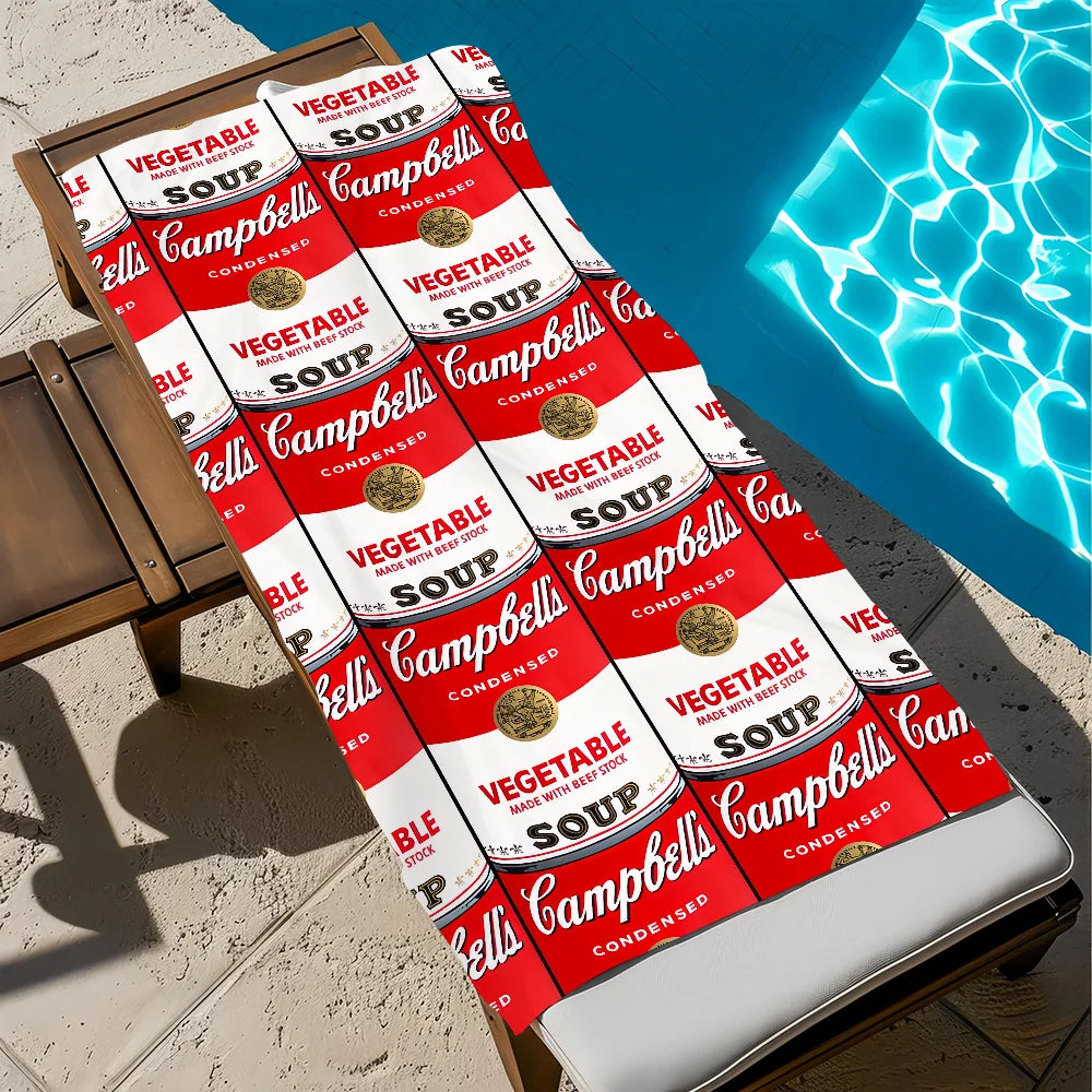Andy Warhol Art Beach Towel – Quick Dry Soft Pool & Travel
