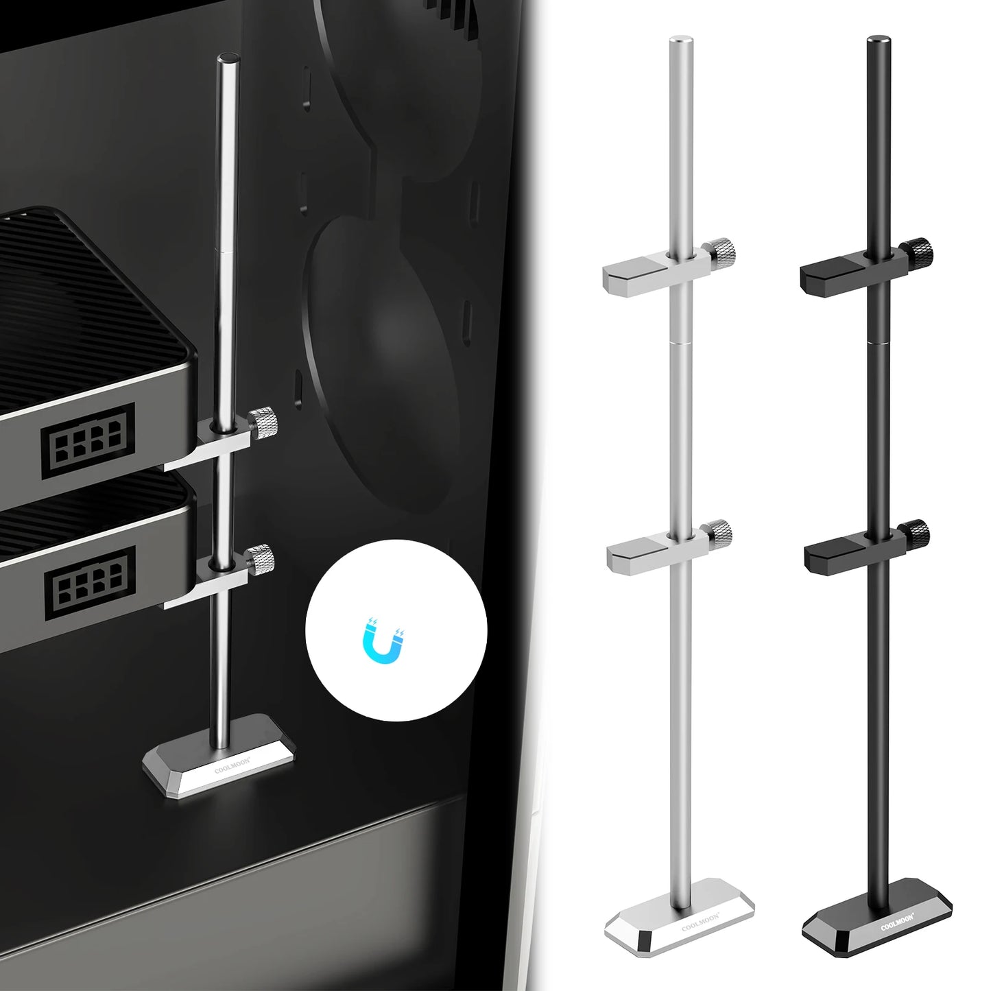 Graphics Card GPU Support Bracket Video Card Sag Holder Bracket GPU Holder Anti Sag Stand Aluminum Holder for GH-195/GH-260 Peaceful Pleasures Health and Wellness