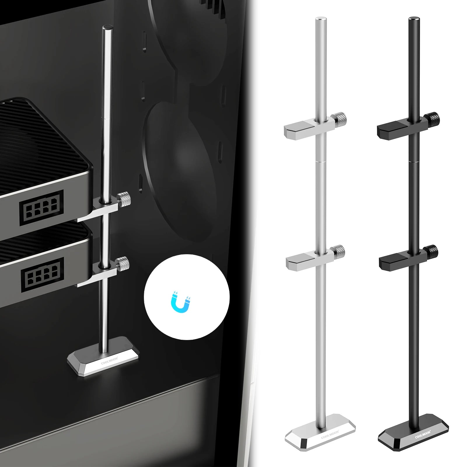 Graphics Card GPU Support Bracket Video Card Sag Holder Bracket GPU Holder Anti Sag Stand Aluminum Holder for GH-195/GH-260 Peaceful Pleasures Health and Wellness