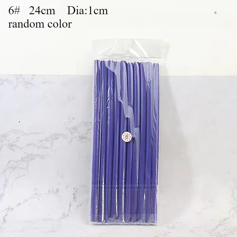 Flexible Hair Curling Rod Hair Curler Makers Soft Foam Bendy Twist Curls Flexi Rollers Styling Tools Hair Roller Peaceful Pleasures Health and Wellness random color 1cm