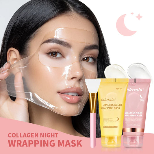 Collagen & Turmeric Overnight Peel-Off Face Mask 75ml Overnight Peel-Off Mask Oasis Select