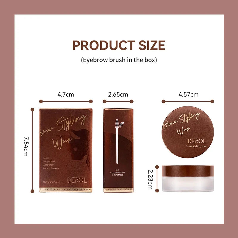 3D Eyebrow Pomade Wax Gel – Long-Lasting Wild Brow Cream