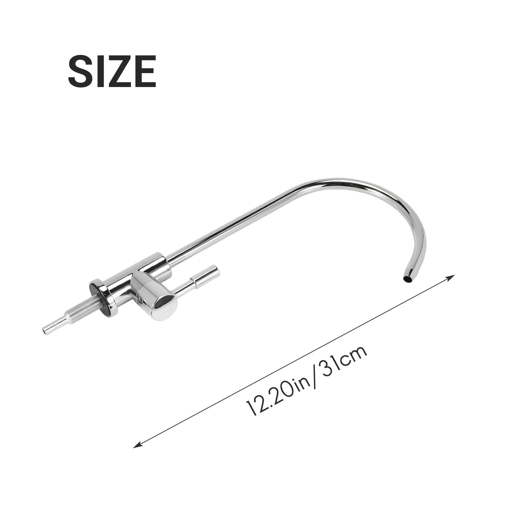 A36T-1/4 Inch Chrome Drinking Water Filter Faucet Reverse Osmosis Sink Kitchen Tap Peaceful Pleasures Health and Wellness