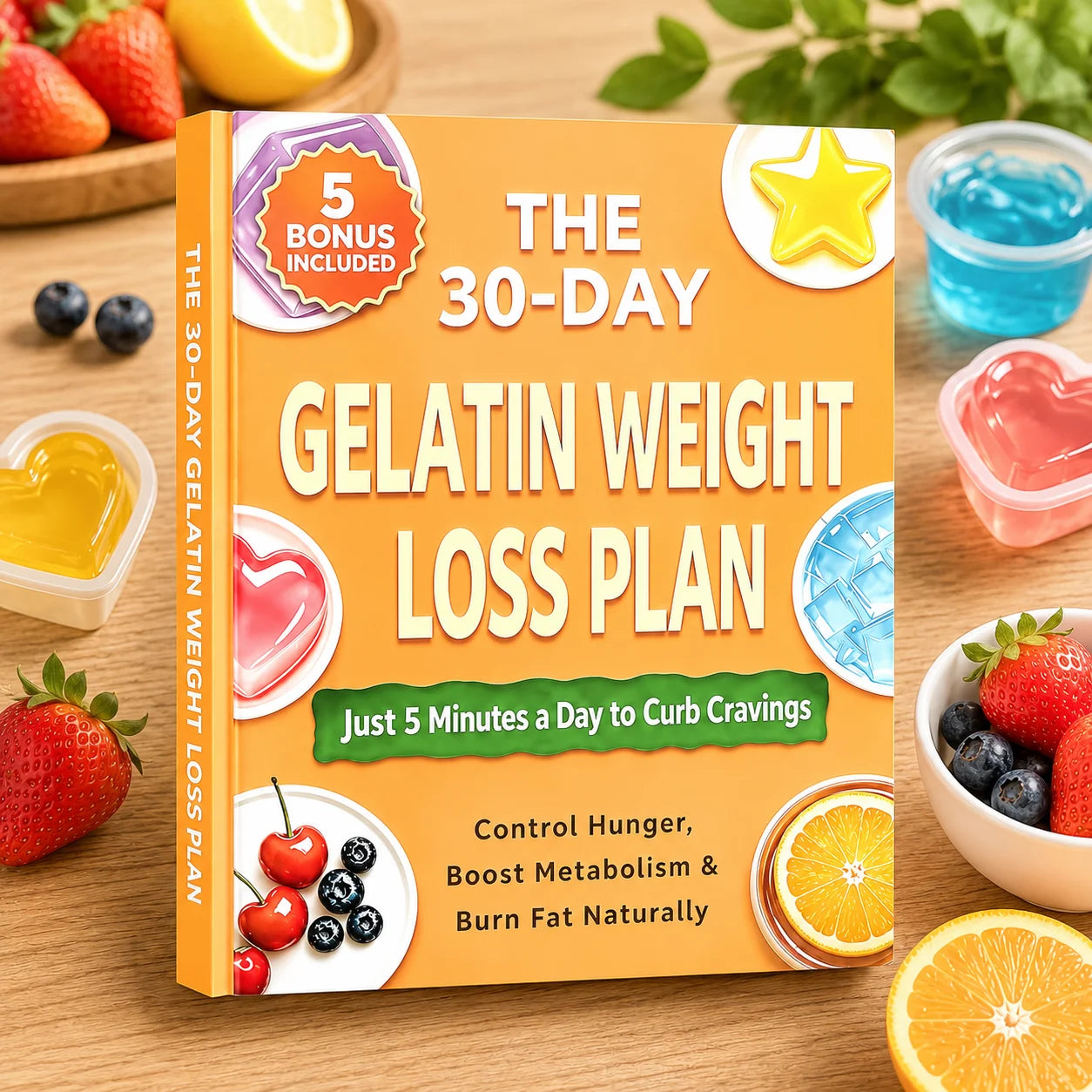 30-Day Gelatin Weight Management Plan Book Easy Daily Body-contouring