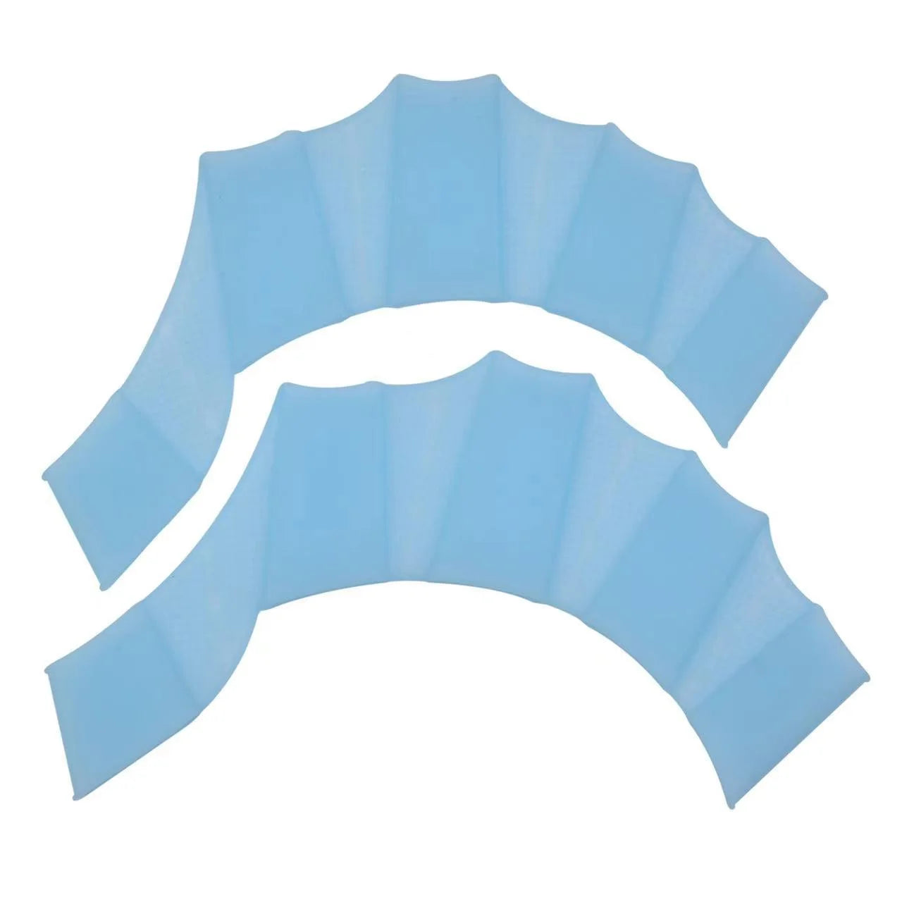 Silicone Swimming Training Paddle for Adults & Kids, Youth Swim Equipment, Free Style Hand Paddle Trainer, Unisex Swimmer Aid Peaceful Pleasures Health and Wellness Blue