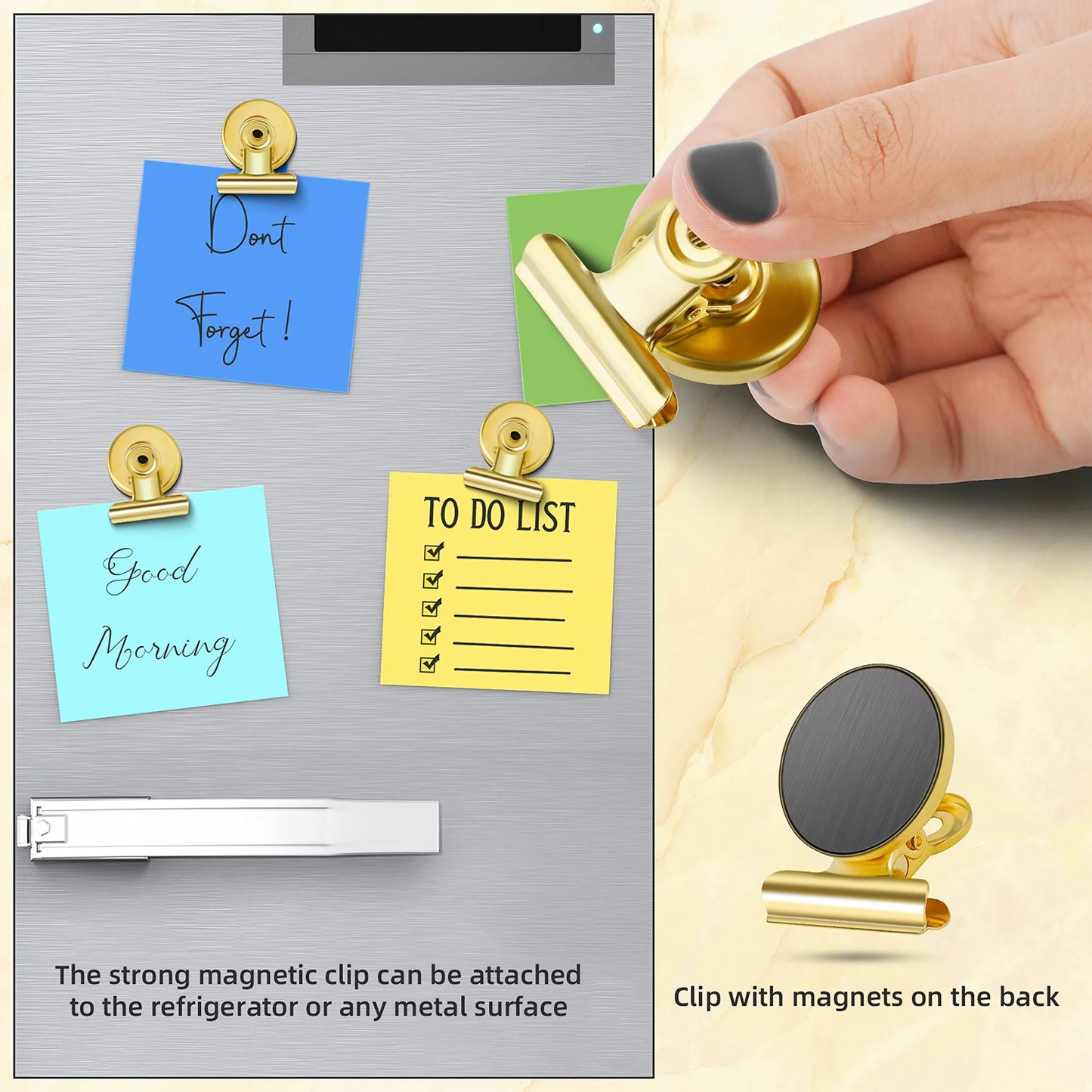 Multi-color Plastic Round Magnetic Clip Can Be Used As Sealing Also