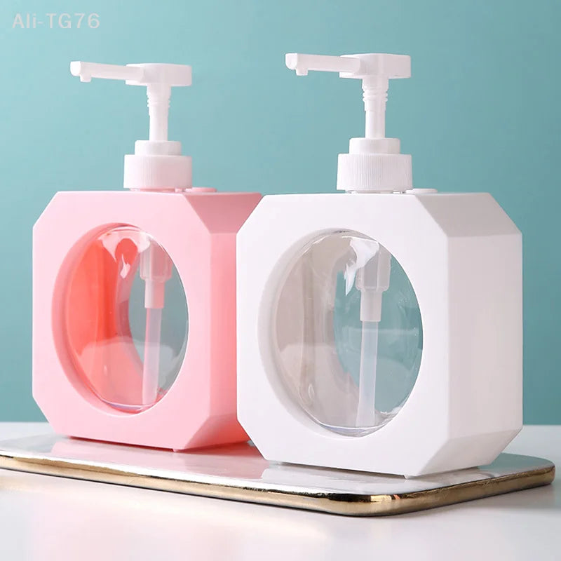500ml Refillable Soap Dispenser Pump Bottle – Bath & Travel