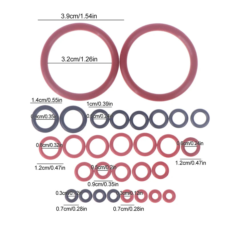 Saeco 30-Pc Silicone O-Ring Seal Kit – Brew Group Gasket Set