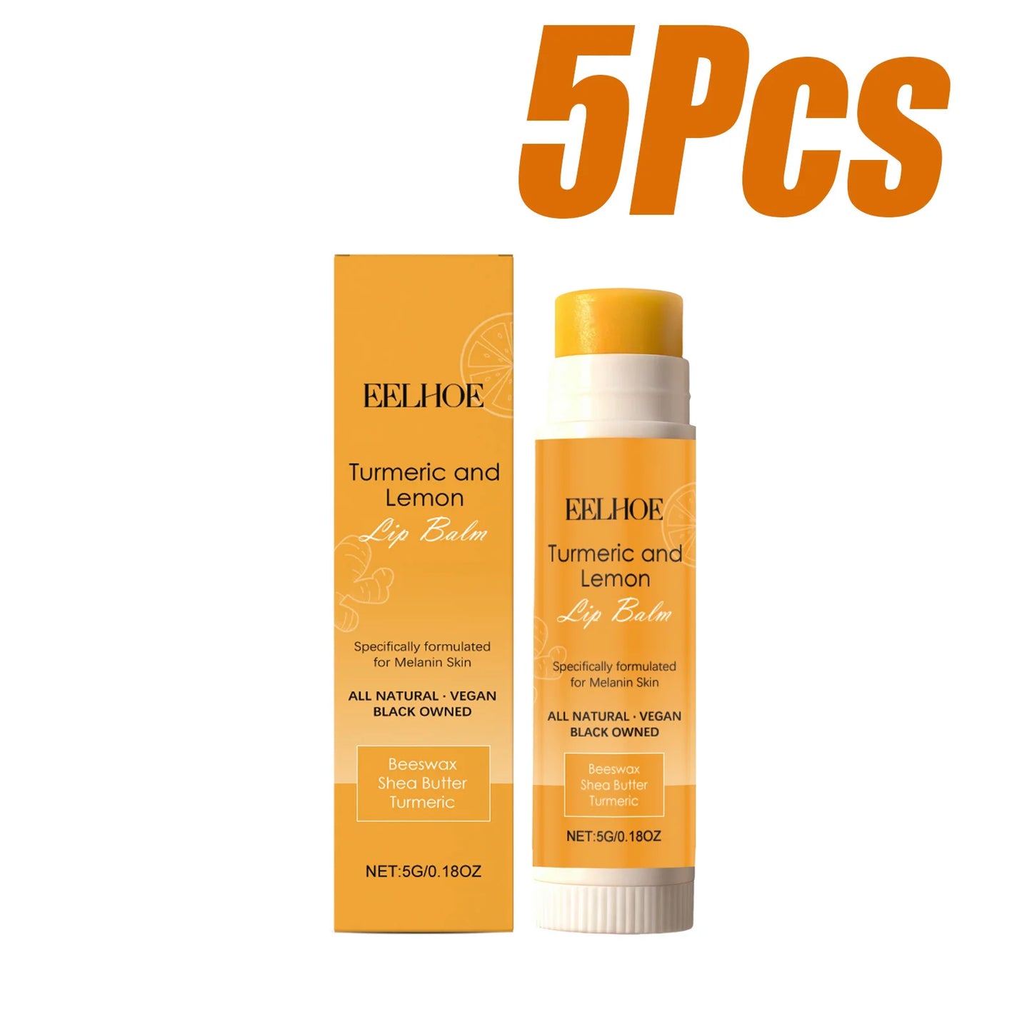 Turmeric Lemon Lip Balm – Brightening & Moisturizing Lip Care