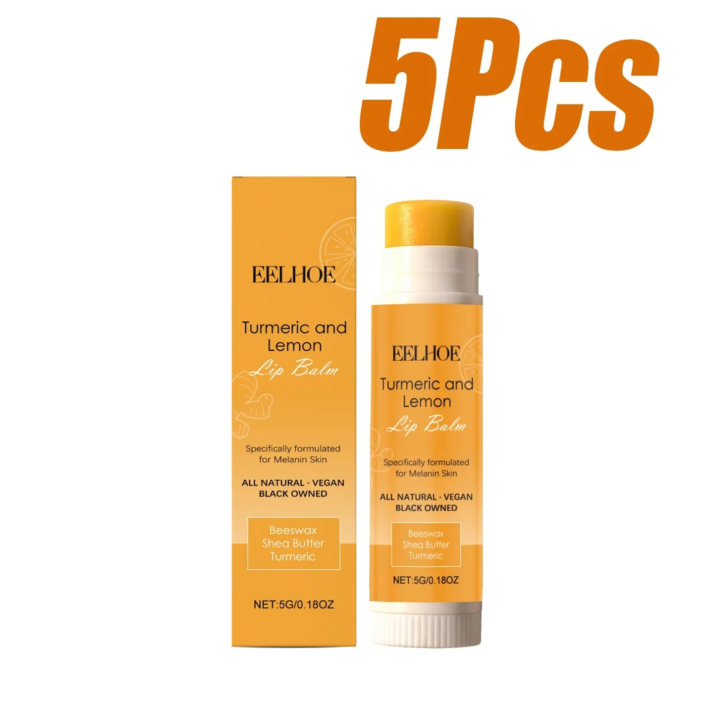 Eelhoe Turmeric Lemon Lip Balm – Brightening & Moisturizing