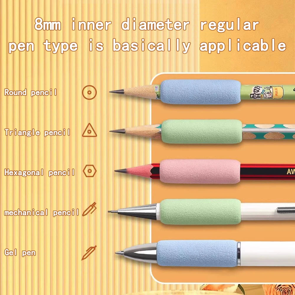 Small Sponge Pencil Protective Cover Student Sweat Absorber Pen Holder
