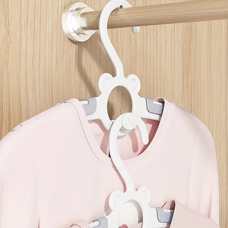 Non-Slip Adjustable Kids Hangers | Space Saving 5 & 10 Pack