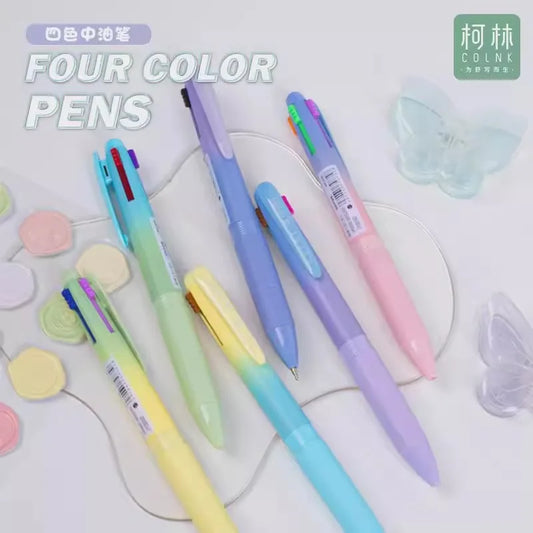 Gradient Multi-color Ballpoint Pen Smooth Writing Gel Pens Kids Peaceful Pleasures Health and Wellness