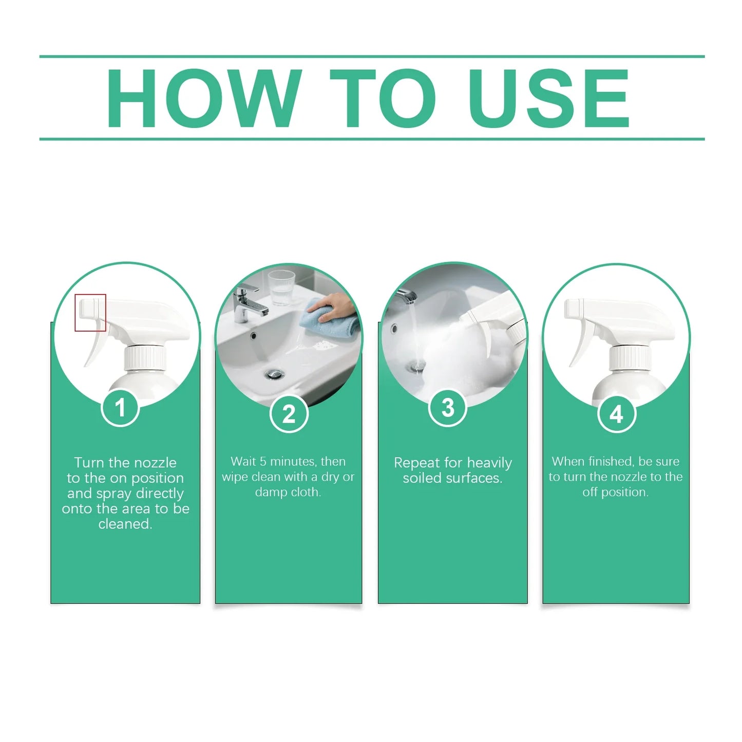 Jakehoe Bathroom Cleaner Spray – Limescale & Stain Remover