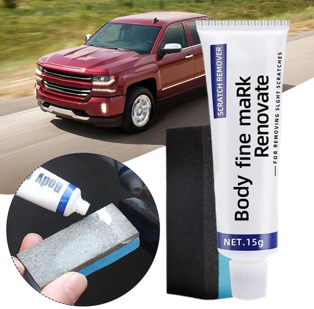 Car Polishing Wax Kit Sponge Body Compound Cream Wax Car Body Compound Scratch Remover Vehicle Paint Scratch Repair Peaceful Pleasures Health and Wellness