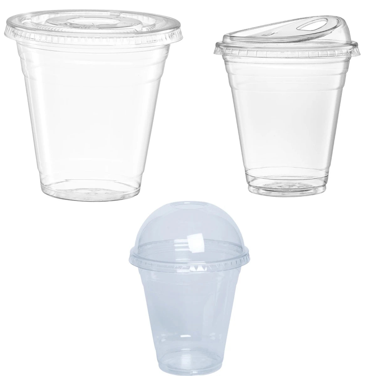 12OZ Clear Plastic Cups with Lids To Go Crystal Clear Disposable Plastic Cups with Straw for Iced Coffee Smoothies Soda Lemonade Peaceful Pleasures Health and Wellness