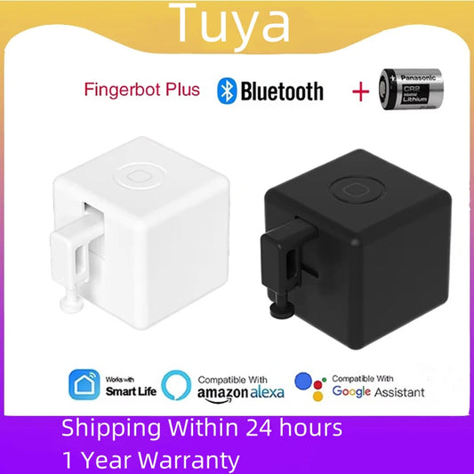 Tuya Bluetooth Smart Fingerbot PLUS Switch Finger Robot Button Pusher Remote Control for Alexa Google Assistant Voice Control Peaceful Pleasures Health and Wellness