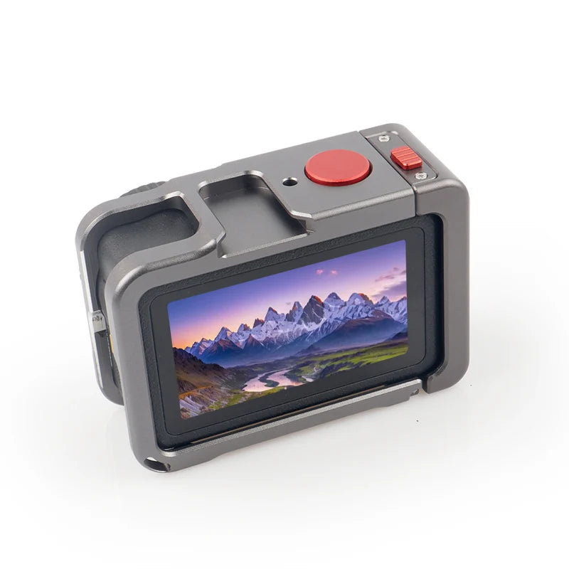 For DJI Action 6 Aluminum Alloy Rabbit Cage Expansion Frame Protective Case Cold Shoe Panoramic Action Camera Accessories Peaceful Pleasures Health and Wellness