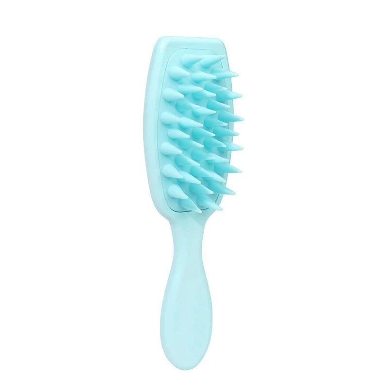 Silicone Scalp Massage Brush | Long Handle Shampoo & Scrubber