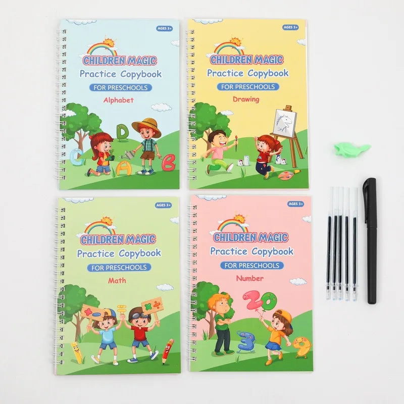 English Handwriting Practice Book Kids Fun Tracing Pen Control