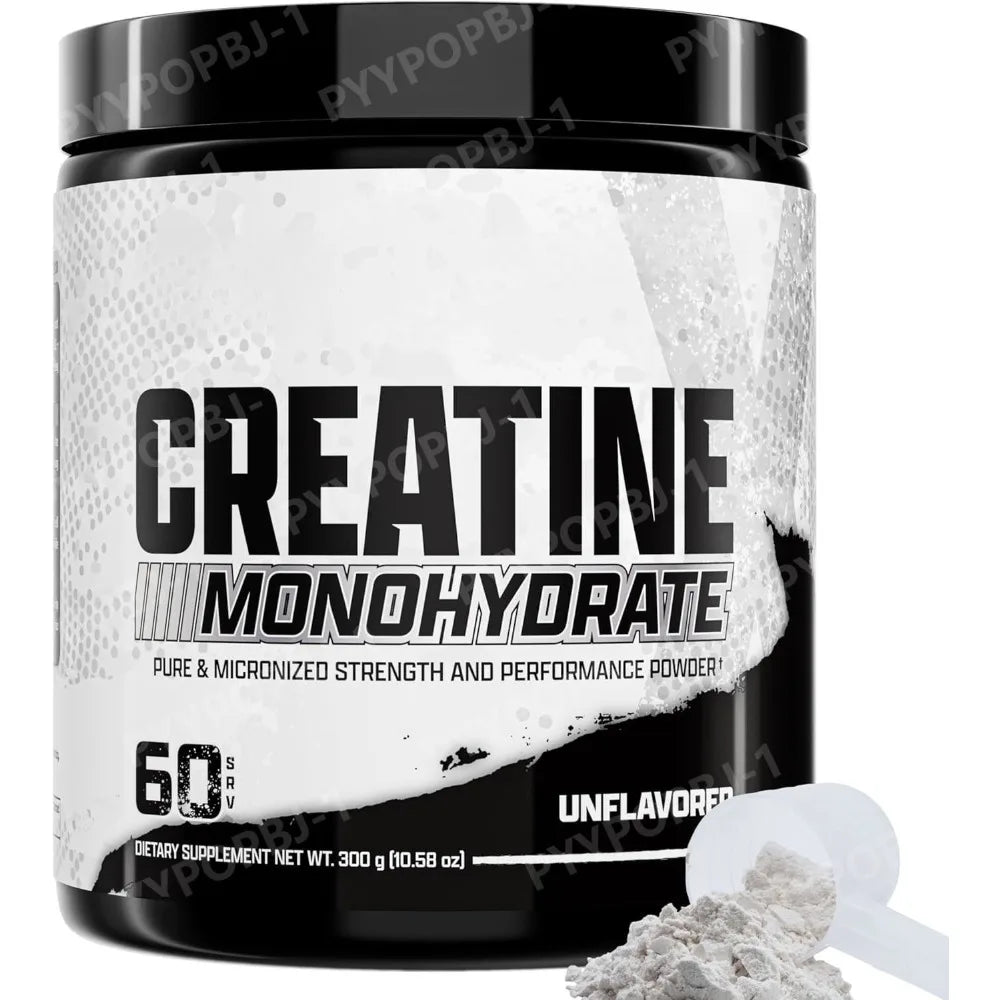 Pure Micronized Creatine Monohydrate Powder 300g | 5g Serving Creatine Supplement Peaceful Pleasures Health and Wellness 1 bottle