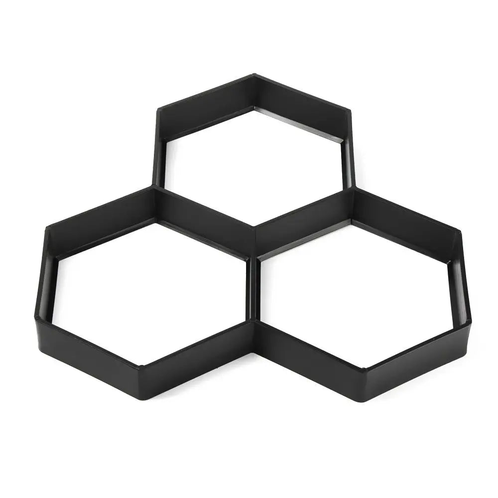 Plastic Stone Road Paving Floor Pavement Lawn Decoration Concrete Molds Cement Mould DIY Garden Path Beton Brick Maker Peaceful Pleasures Health and Wellness