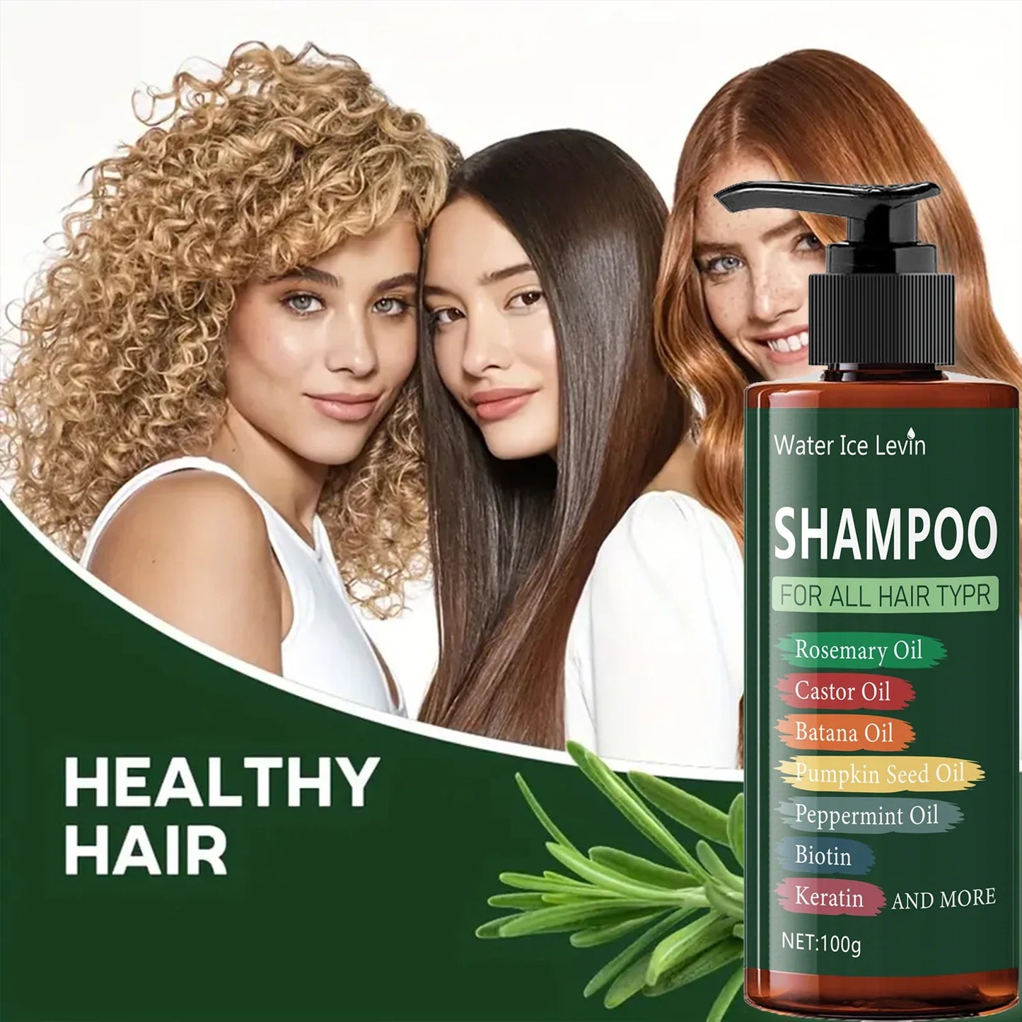 7-in-1 Shampoo – Biotin, Keratin & Lavender for Damaged Hair