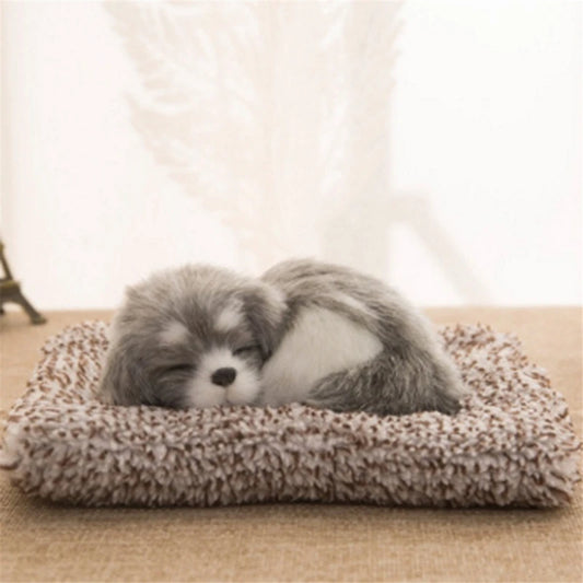 Car Stuffed Toys Lovely Simulation Animal Plush Sleeping Dogs Toy Kids For Car Decor Peaceful Pleasures Health and Wellness