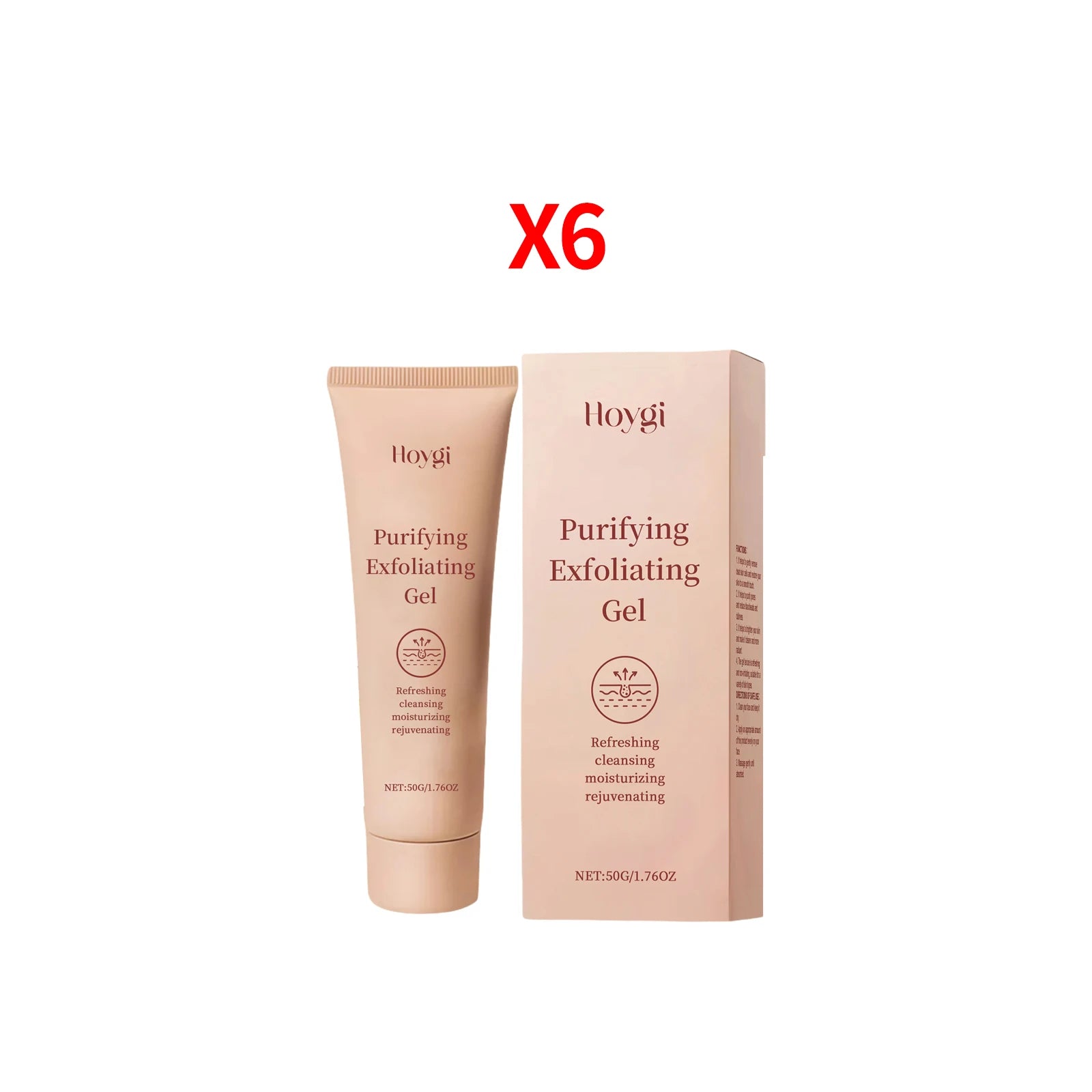 Purifying Exfoliating Gel Dead Skin Remover Oil Control Deep Cleansing Pores Shrinking Tender Face Brighten Nourish Skin Care Peaceful Pleasures Health and Wellness Buy 3 Get 3 Free
