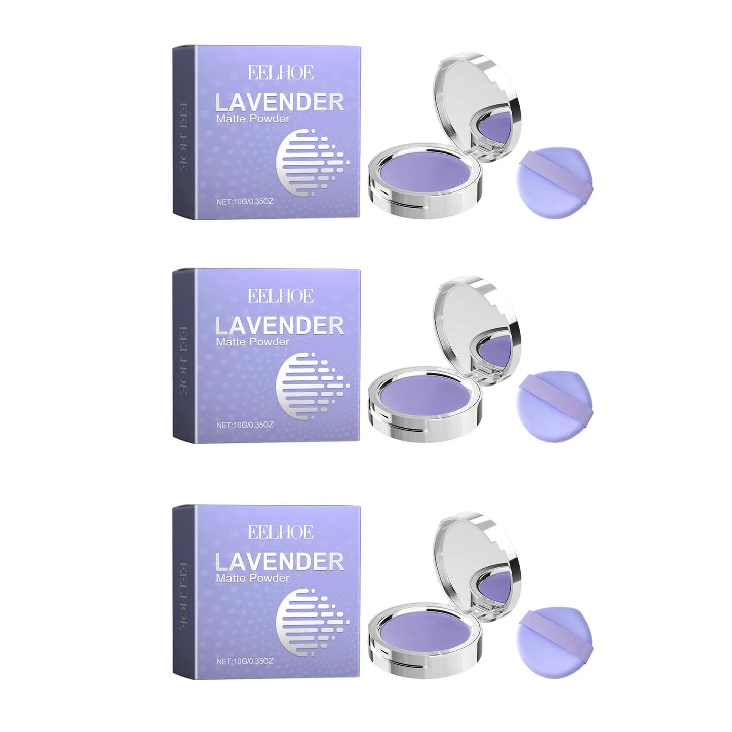 Lavender Matte Setting Powder – Oil Control & Waterproof, 10g