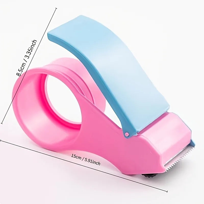 2-in-1 Manual Tape Dispenser & Bag Sealer with Cutter
