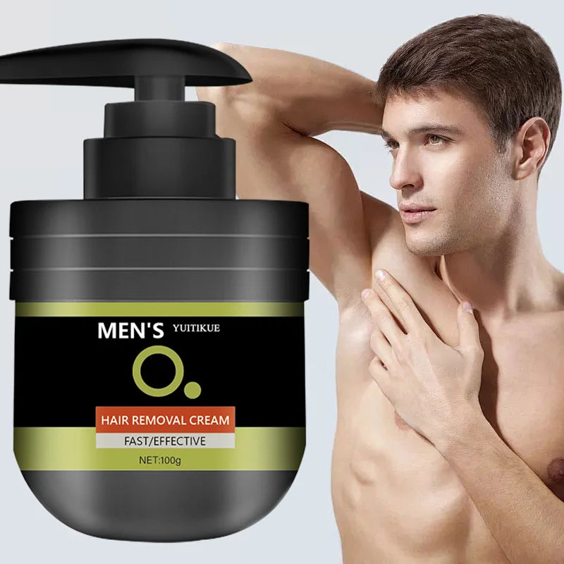 Men's Hair Removal Cream 100g – Gentle, No Irritation Hair Removal Cream Peaceful Pleasures Health and Wellness Default Title