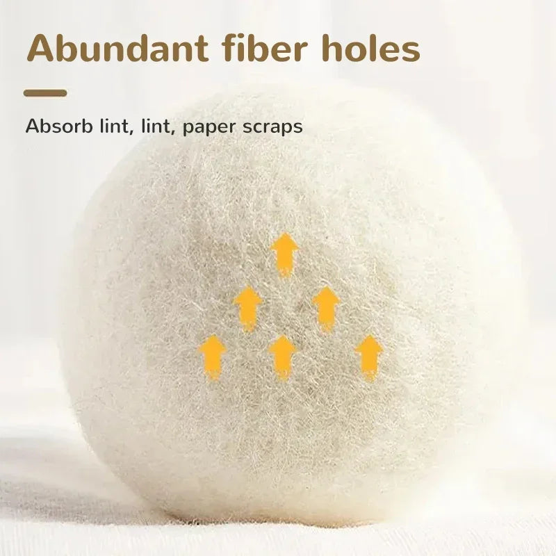 Wool Dryer Balls – Anti-Static Reusable Fabric Softener