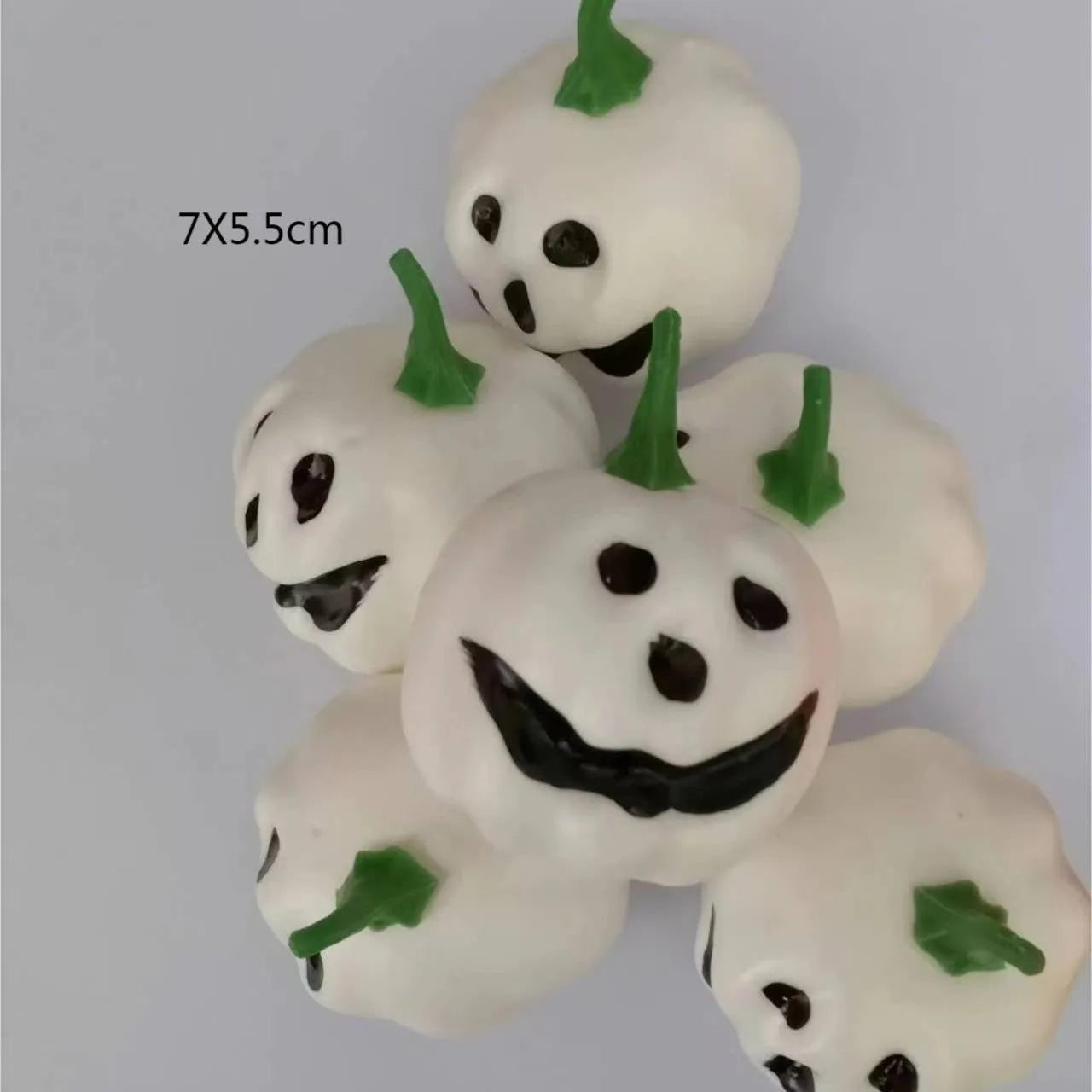 Halloween Foam Ghost & Pumpkin Miniatures | DIY Craft Charms