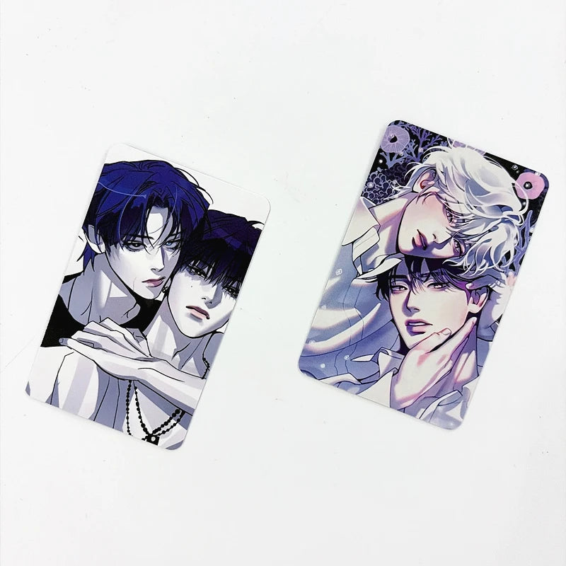 2- Korean Manhwa Lomo Cards Kang Dooshik Jin Jooha BL Comic Couple