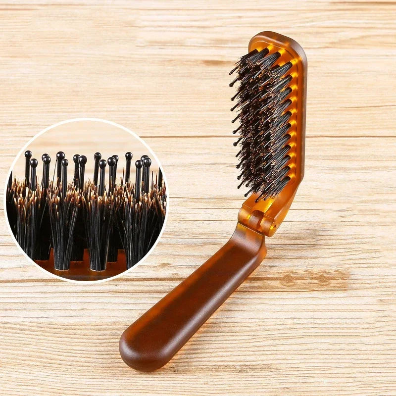 Foldable Hair Comb Scalp Brush Travel Essentials Portable Hair Brush Anti Static Head Massage Combs Dropshipping Peaceful Pleasures Health and Wellness 01