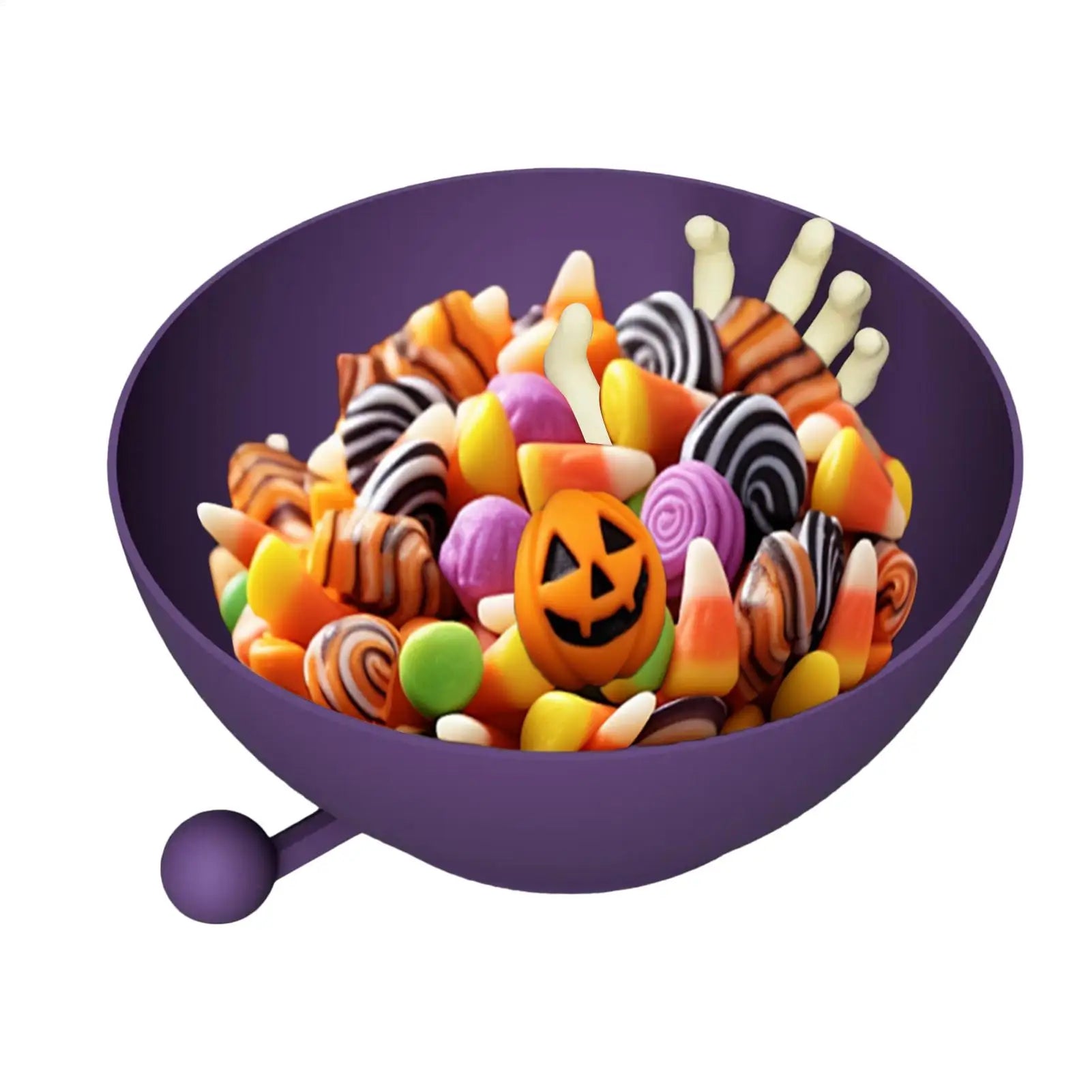 Halloween Bowl Trick or Treat Bucket Bucket Creative Movable Skeleton Hand Dish for Activities Festival Gathering Party Decor Peaceful Pleasures Health and Wellness